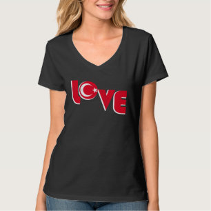 Love Turkey Istanbul Ankara Türkiye Proud Turkish T-Shirt