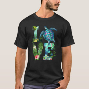 Love Turtle Earth Day Save Planet Environmental Se T-Shirt