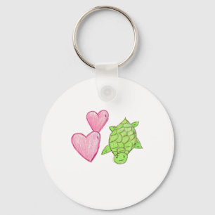 Love Turtle Key Ring