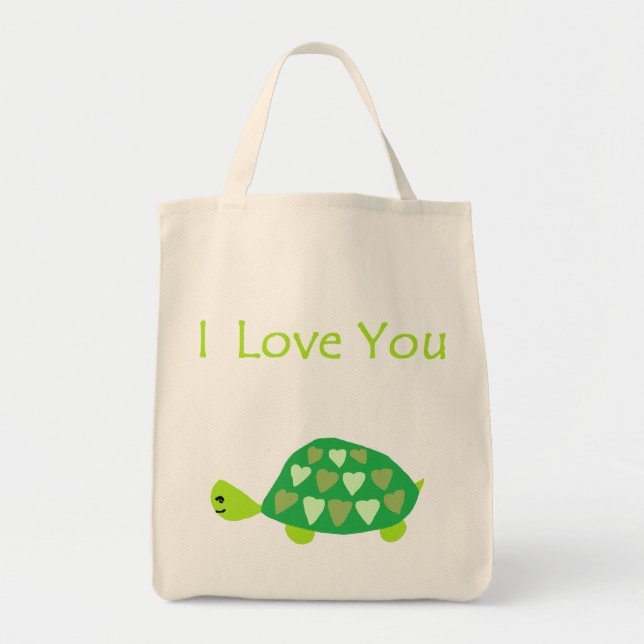 Love Turtle Tote Bag (Front)