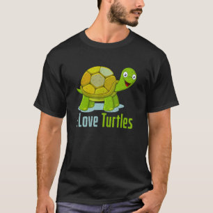 Love Turtles Tortoise Reptile Zoo Sea Turtle Ocean T-Shirt