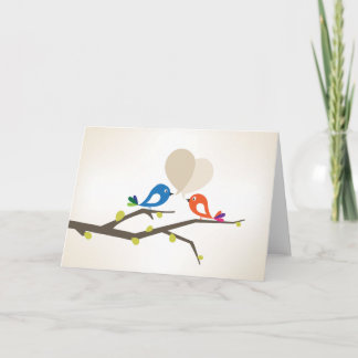 Love Tweet greeting Holiday Card