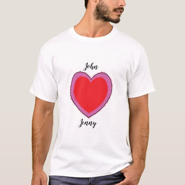 LOVE TWO HEARTS IN ONE T-Shirt (Front)