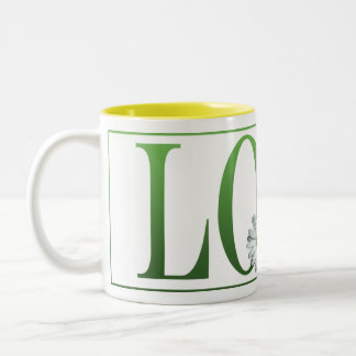 LOVE Two-Tone COFFEE MUG