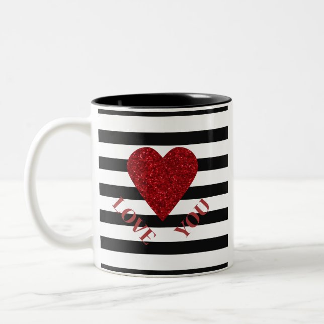Love Two-Tone Coffee Mug (Left)