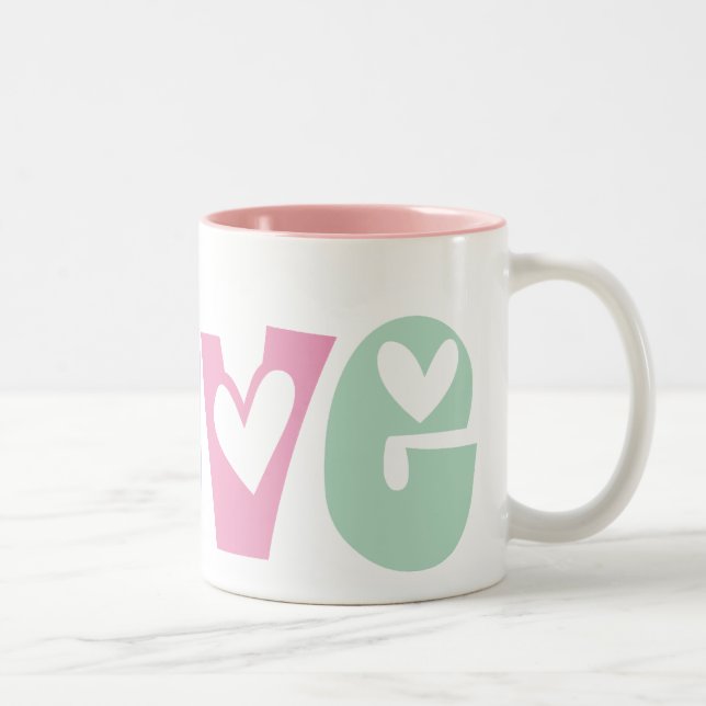 Love Two-Tone Coffee Mug (Right)