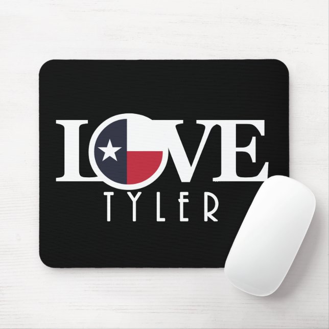 LOVE Tyler Texas Mouse Mat (With Mouse)