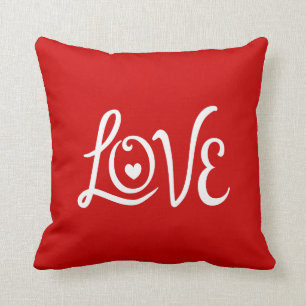 LOVE Typography Art Cushion