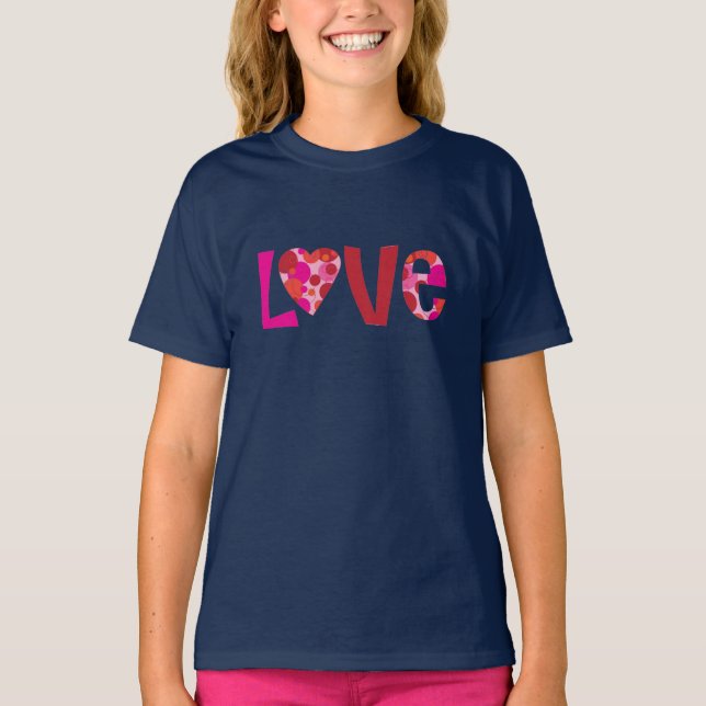 Love Typography T-Shirt (Front)