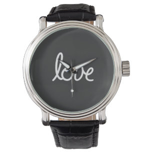 Love Typography Watch