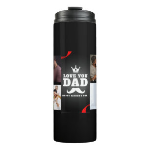 Love u dad happy father's day thermal tumbler
