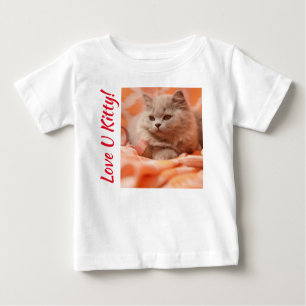 Love U Kitty  Baby T-Shirt