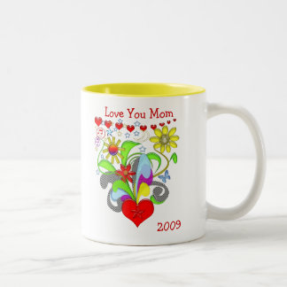 Love U Mum Two-Tone Coffee Mug