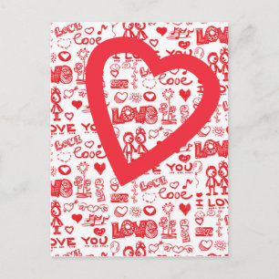 love u postcard