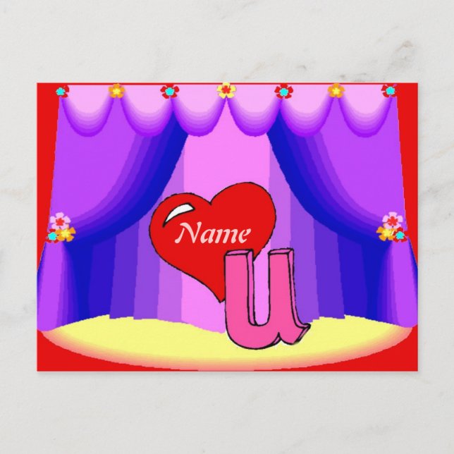 LOVE U POSTCARD (Front)