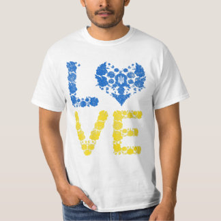 Love Ukraine Heart Ukrainians T-Shirt
