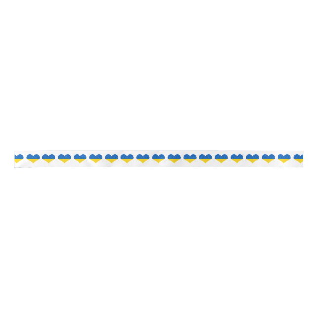 Love Ukraine Satin Ribbon (Front)