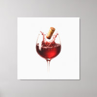 Love Uncorked Elegant Wine Splash Wedding Gift