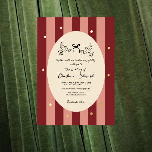 Love Under the Big Top Retro Circus Wedding Foil