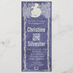 Love Under the Stars, engagement Invitation