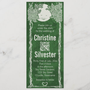 Love Under the Stars, wedding Invitation