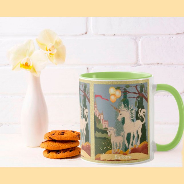 LOVE UNICORNS? YOU WILL LOVE THIS NEEDLEPOINT  MUG (Creator Uploaded)