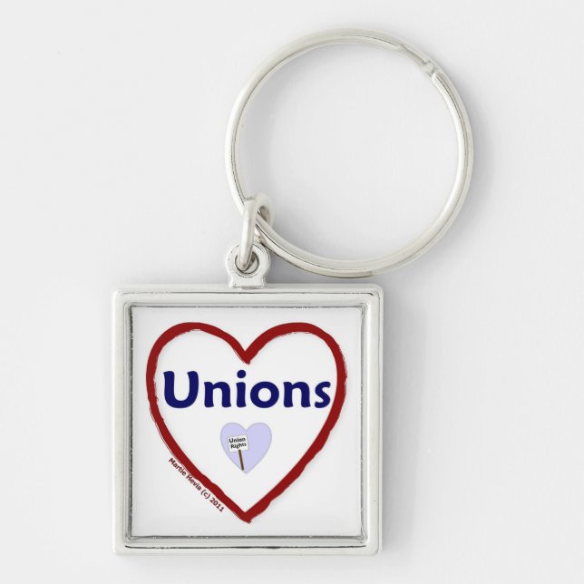Love Unions Key Ring (Front)