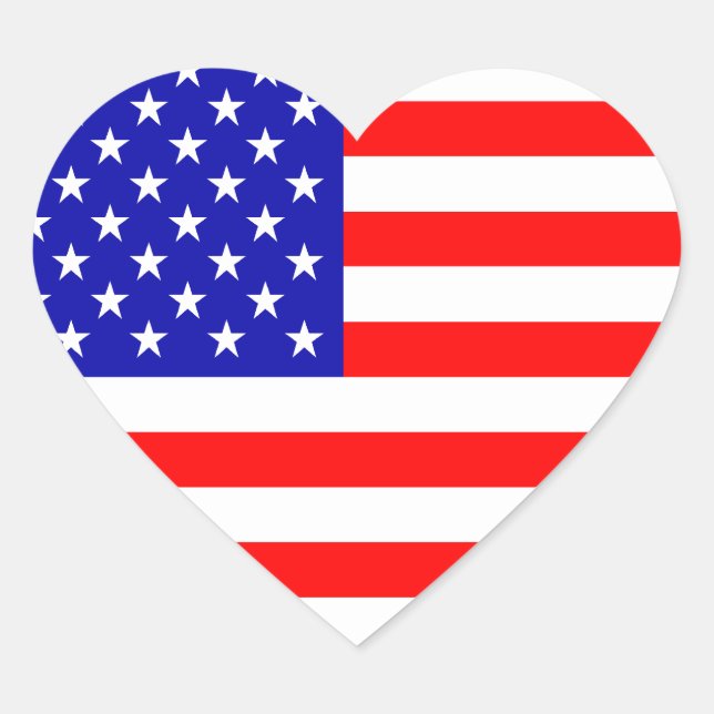 Love United States Stickers (Front)