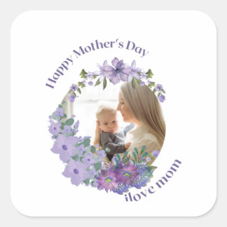 love ur mother square sticker