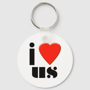 Love Us Key Ring