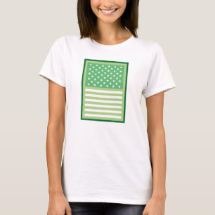 LOVE. USA / USA FLAG GREEN COLORS BY MASANSER T-Shirt