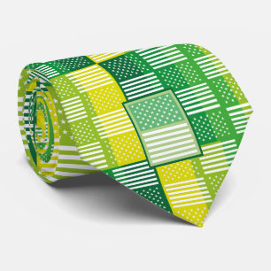 LOVE. USA / USA FLAG GREEN COLORS BY MASANSER TIE