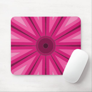 LOVE VALENTINE, BIRTHDAY GIFT WITH FLOWERS MOUSE MAT