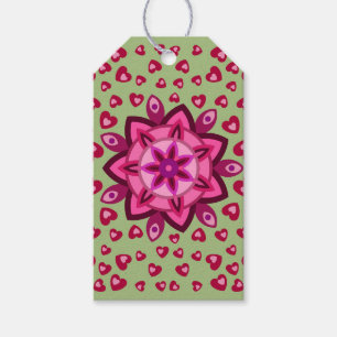 LOVE VALENTINE, BIRTHDAY, PARTY GIFT WITH HEARTS TAGS