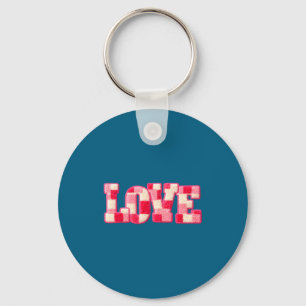 Love Valentine Cute Girl Wife Illustration Key Ring