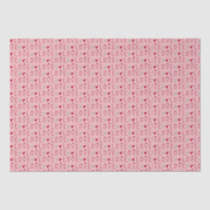 Love Valentine Day Hearts   Tissue Paper