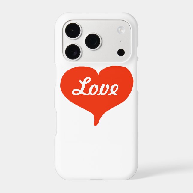 Love Valentine Heart iPhone 5 Case (Back)
