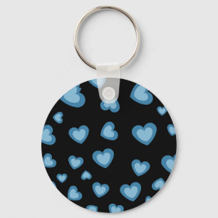 LOVE VALENTINE PARTY WITH HEARTS FLOWER GIFT KEYCH KEY RING