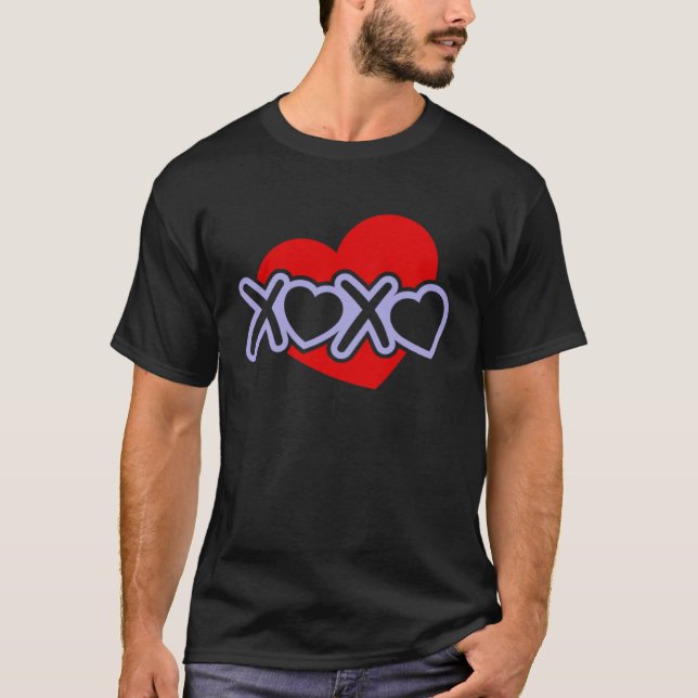 Love Valentine s Day Couple Relationship Heart  In T-Shirt (Front)