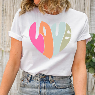 LOVE Valentine’s Day Shirt – Classic Retro Heart