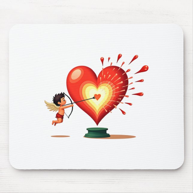 Love Valentines Day 1 T Shirt  Mouse Mat (Front)