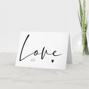 Love Valentines Day Anniversary Boyfriend Card