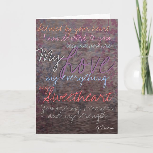 Love ~ Valentine's Day Card (Front)