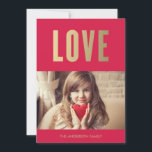 Love | Valentine's Day Photo Card<br><div class="desc"></div>
