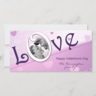 Love Valentine's Day Photo Card
