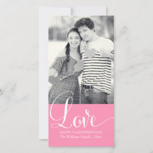 Love Valentine's Day Photo Cards