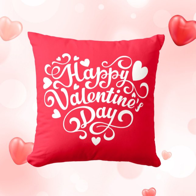 Love Valentine's Day Red Cushion (Creator Uploaded)