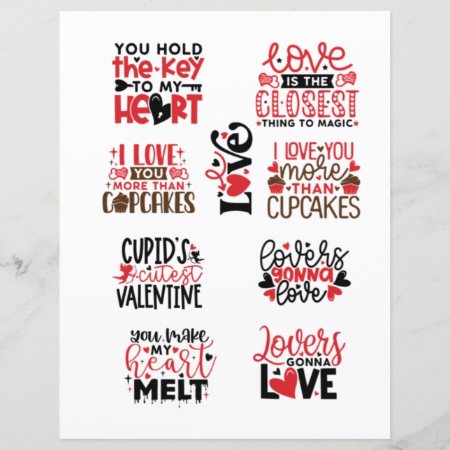 Love Valentines Day Romantic Quotes (Front)