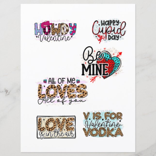 Love Valentines Day Romantic Scrapbook elements  (Front)