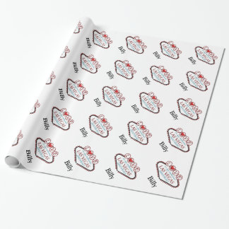 LOVE Valentine's Day Sweetheart Wrapping Paper